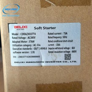 DELIXI CDRAZX037T4:KHỞI ĐỘNG MỀM 37KW 380V 3 PHA
