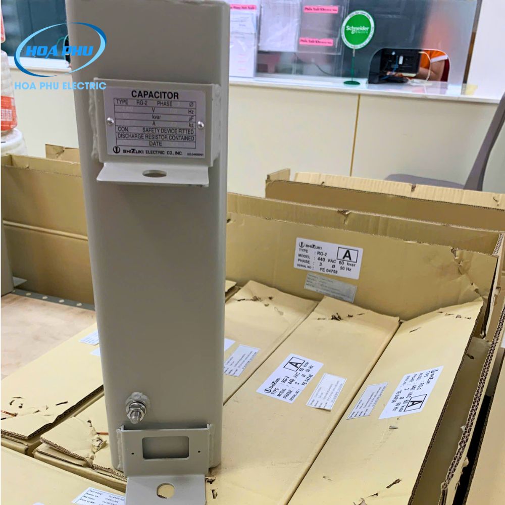 Shizuki RG244060D1E: Tụ bù dầu RG2 3P 440V 60kvar 50Hz - Ảnh 2