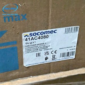 SOCOMEC 41AC4080: THIẾT BỊ CHUYỂN NGUỒN BẰNG TAY MTS 4P 800A