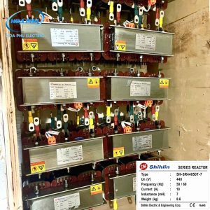 SHIHLIN SH-SR44050T-7: Cuộn kháng SH-SR 440V 7% dùng cho tụ 50kvar