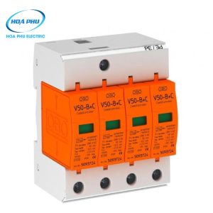 OBO 5093631: CHỐNG SÉT LAN TRUYỀN V50-B+C 4 TYPE 1+2