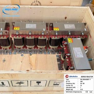 SHIHLIN SH-SR44080T-7: Cuộn kháng SH-SR 440V 7% dùng cho tụ 80kvar