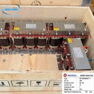 SHIHLIN SH-SR44090T-7: Cuộn kháng SH-SR 440V 7% dùng cho tụ 90kvar