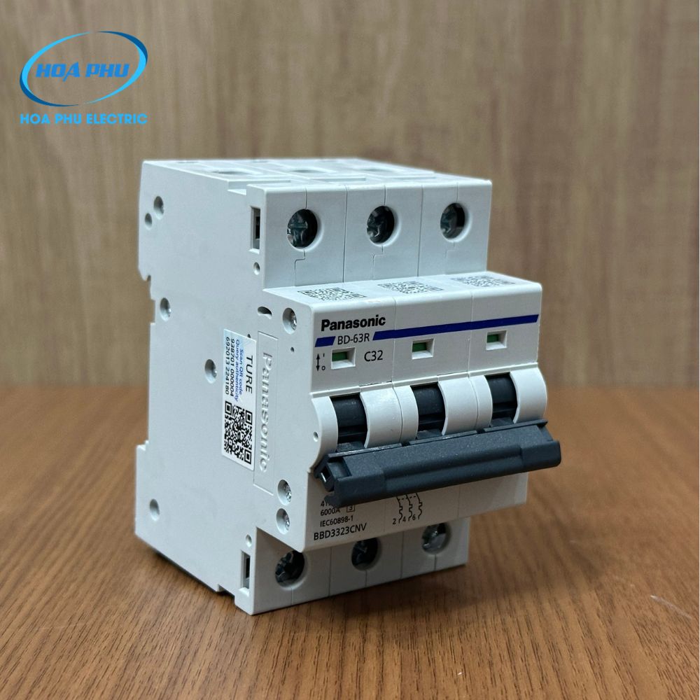 PANASONIC BBD4064CHHV: Cầu dao tự động MCB 4P 6A 10kA - Ảnh 2