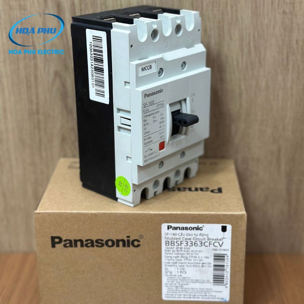 PANASONIC BBSF45400CMCV: Cầu dao MCCB 4P 400A 50kA 400AF - Ảnh 4