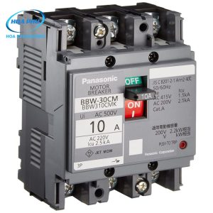PANASONIC BBW310Y: Cầu Dao MCCB 3P 10A 2.5kA