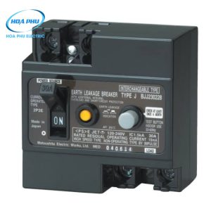 PANASONIC BJJ23022-8: Cầu dao Chống Dòng Rò 2P 30A 15mA 1.5kA