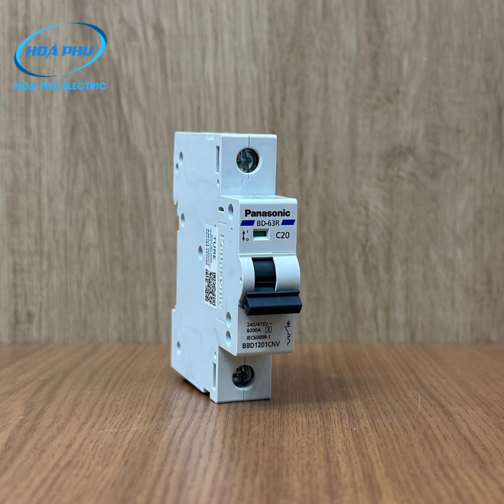 PANASONIC BBD1061CHHV: Cầu dao tự động MCB 1P 6A 10kA - Ảnh 2