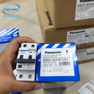 PANASONIC BBDE20631CNV: Cầu dao RCBO 2P 6A 30mA 6kA