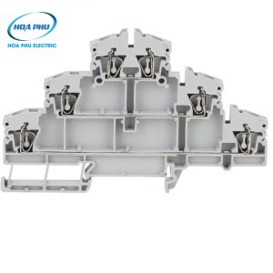 WONKE JDLD 2.5-3VN:Cầu Đấu Lò Xo 3 Tầng 20A 500V 2.5mm²