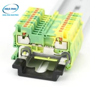 WONKE JPT 1.5-PE : Cầu Đấu Tiếp Địa Push-in 1.5mm² 17.5A