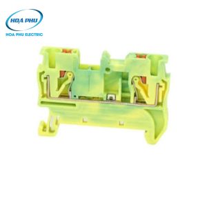 WONKE JPT 4-PE : Cầu Đấu Tiếp Địa Push-in 4mm² 32A 800V
