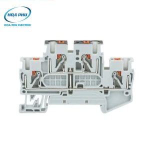 WONKE JPTTB 2.5-PV: Cầu Đấu Push-in 2 Tầng 2.5mm² 22A 500V