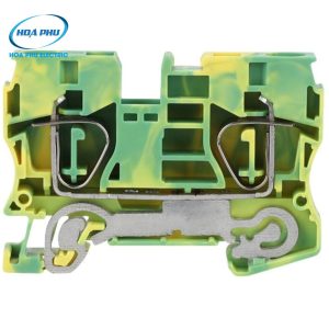 WONKE JST 10-PE:Cầu Đấu Tiếp Địa Lò Xo 57A 1000V 10mm²