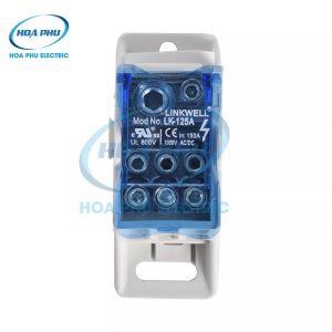 LINKWELL LK125A:Hộp Đấu Cáp 1 Pha 150A, 2 Ngõ Vào, 6 Ngõ Ra
