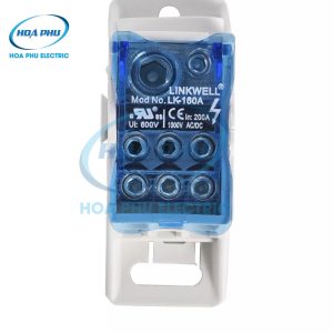 LINKWELL LK160A:Hộp Đấu Cáp 1 Pha 200A, 2 Ngõ Vào, 6 Ngõ Ra