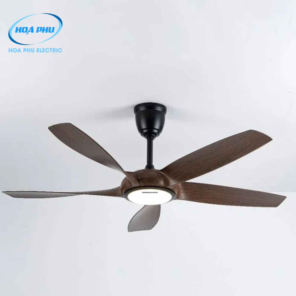 Nanoco NCFD5252L:Quạt Trần 5 Cánh Vân Gỗ Có Đèn LED - Ảnh 3