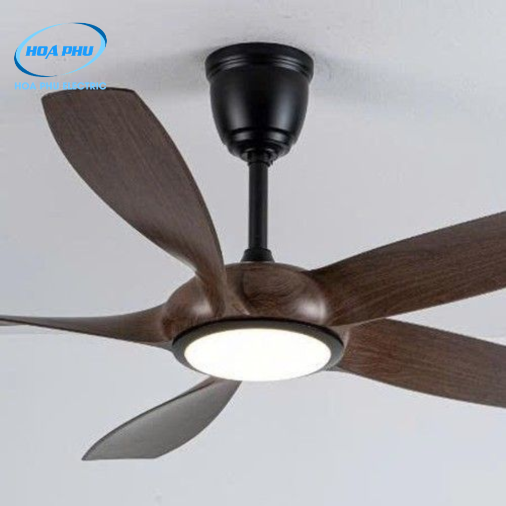 Nanoco NCFD5252L:Quạt Trần 5 Cánh Vân Gỗ Có Đèn LED - Ảnh 2