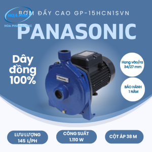 Panasonic GP-15HCN1SVN: Máy Bơm Ly Tâm 1.5HP