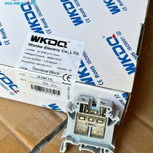 WONKE JUIK 16:Cầu Đấu Dây Bắt Vít 16mm² 800V/101A