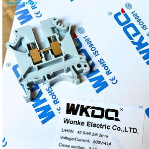 WONKE JUK 5N:Cầu Đấu Dây Bắt Vít 4mm² 800V/41A